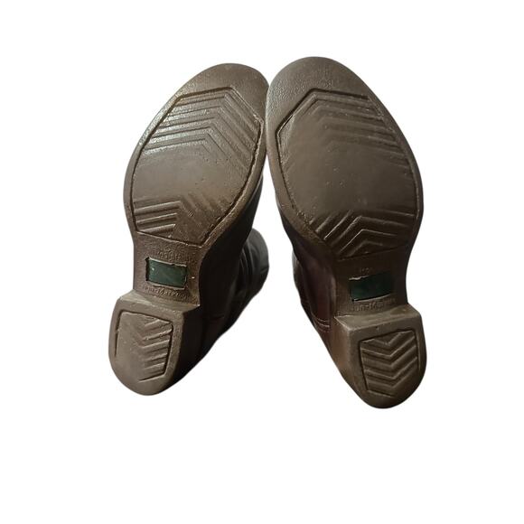 Vintage Northlake Mid Calf Pull On Brown Western Mens Boots Size 9 Oil Resistant - Picture 7 of 10